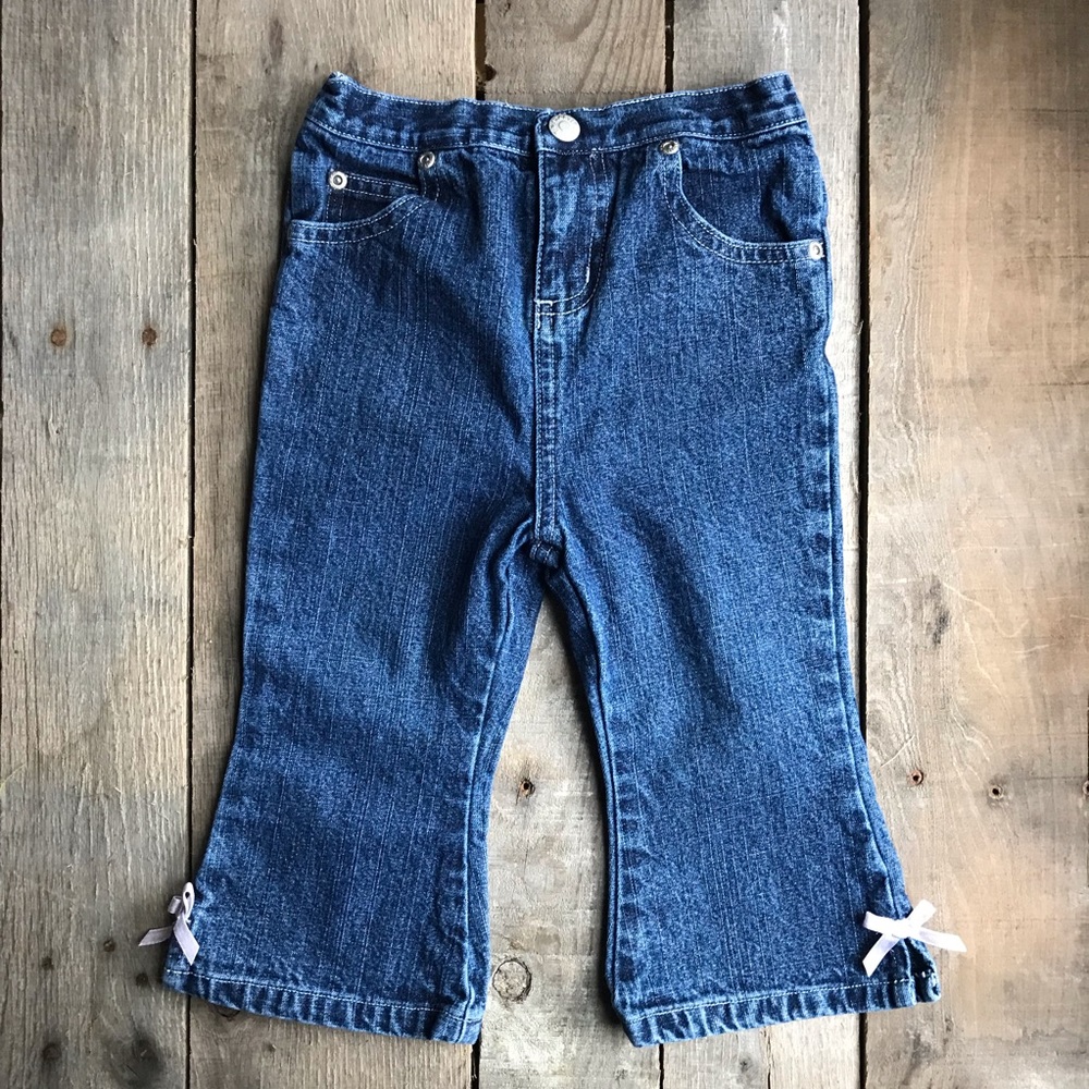 Toddler girl jeans - EUC - Size 18 mo
